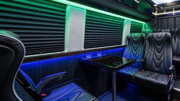 18 passenger sprinter van interior burbank