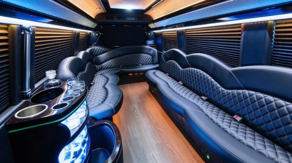 santa clarita sprinter limousine interior