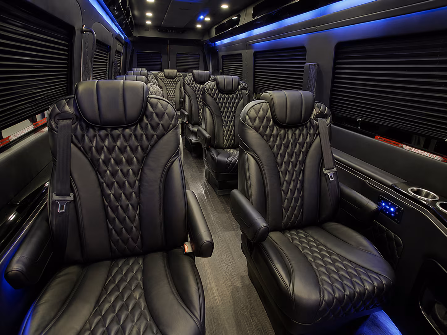 santa clarita 10 passenger sprinter van inside