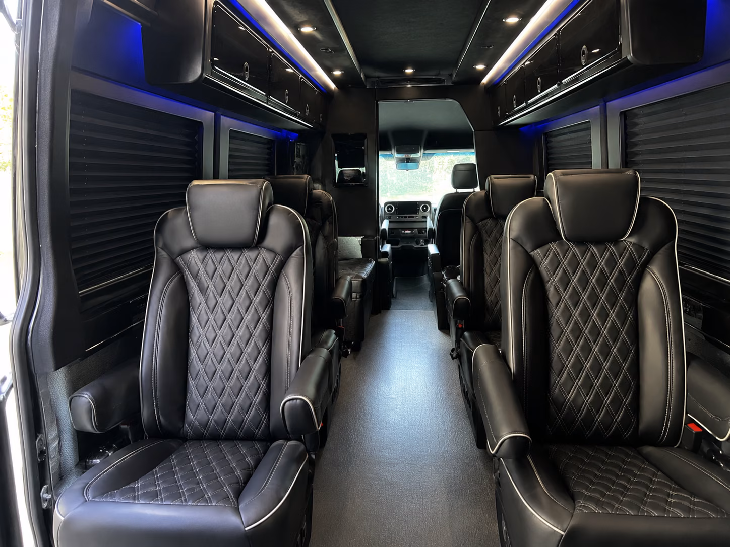 santa clarita 10 passenger sprinter van interior