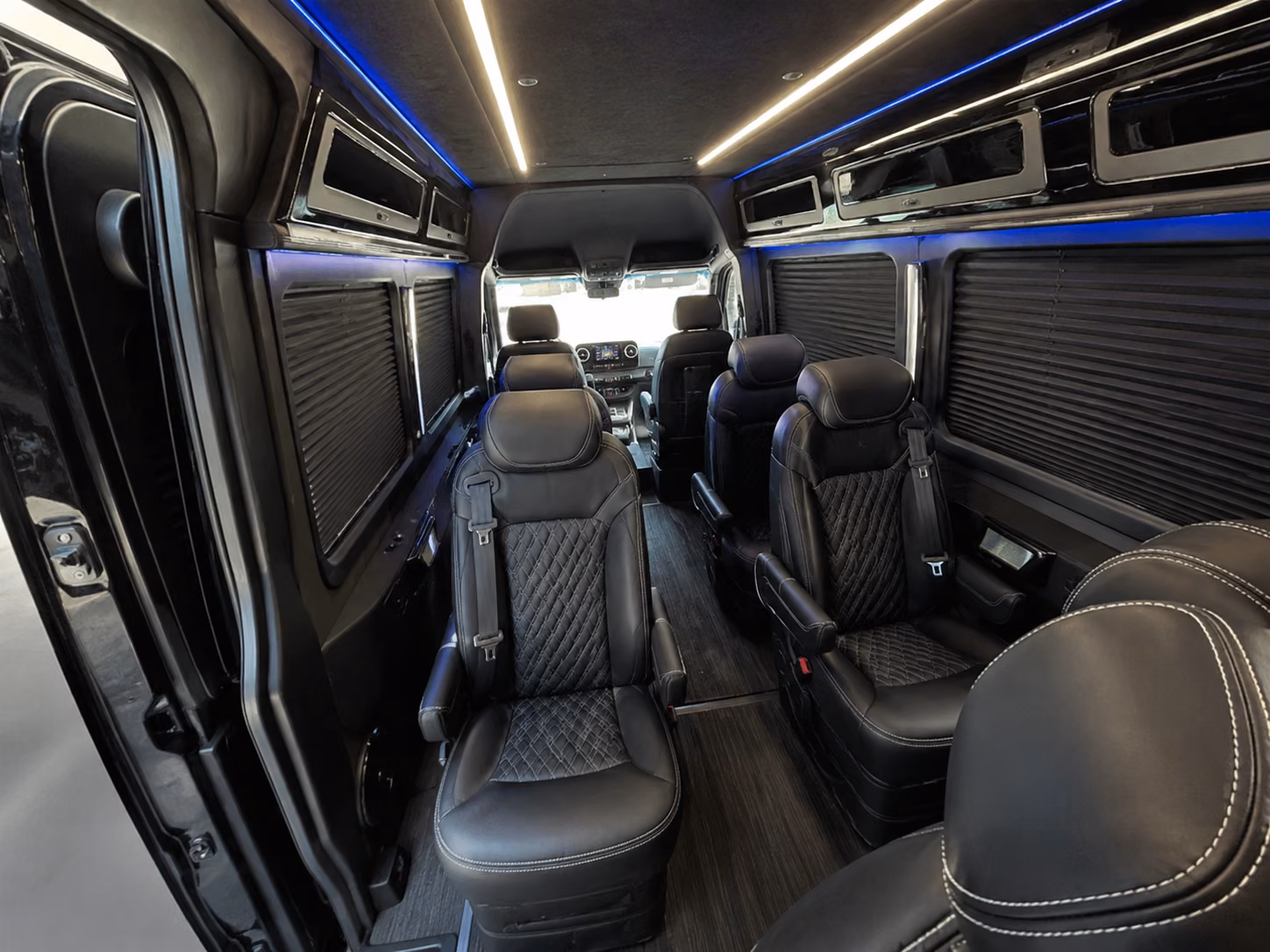 santa clarita 18 passenger sprinter van inside