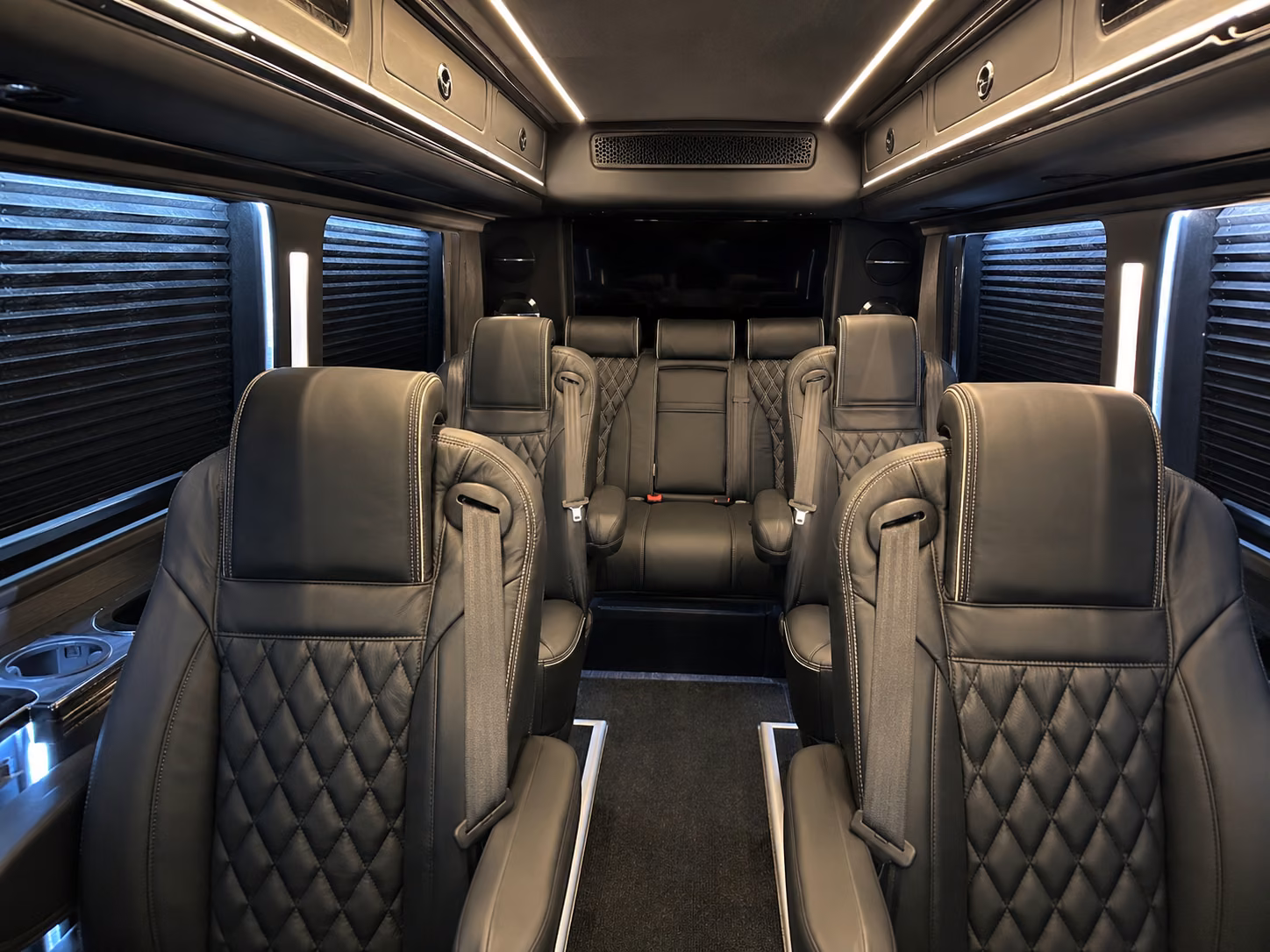 santa clarita 20 passenger sprinter van inside
