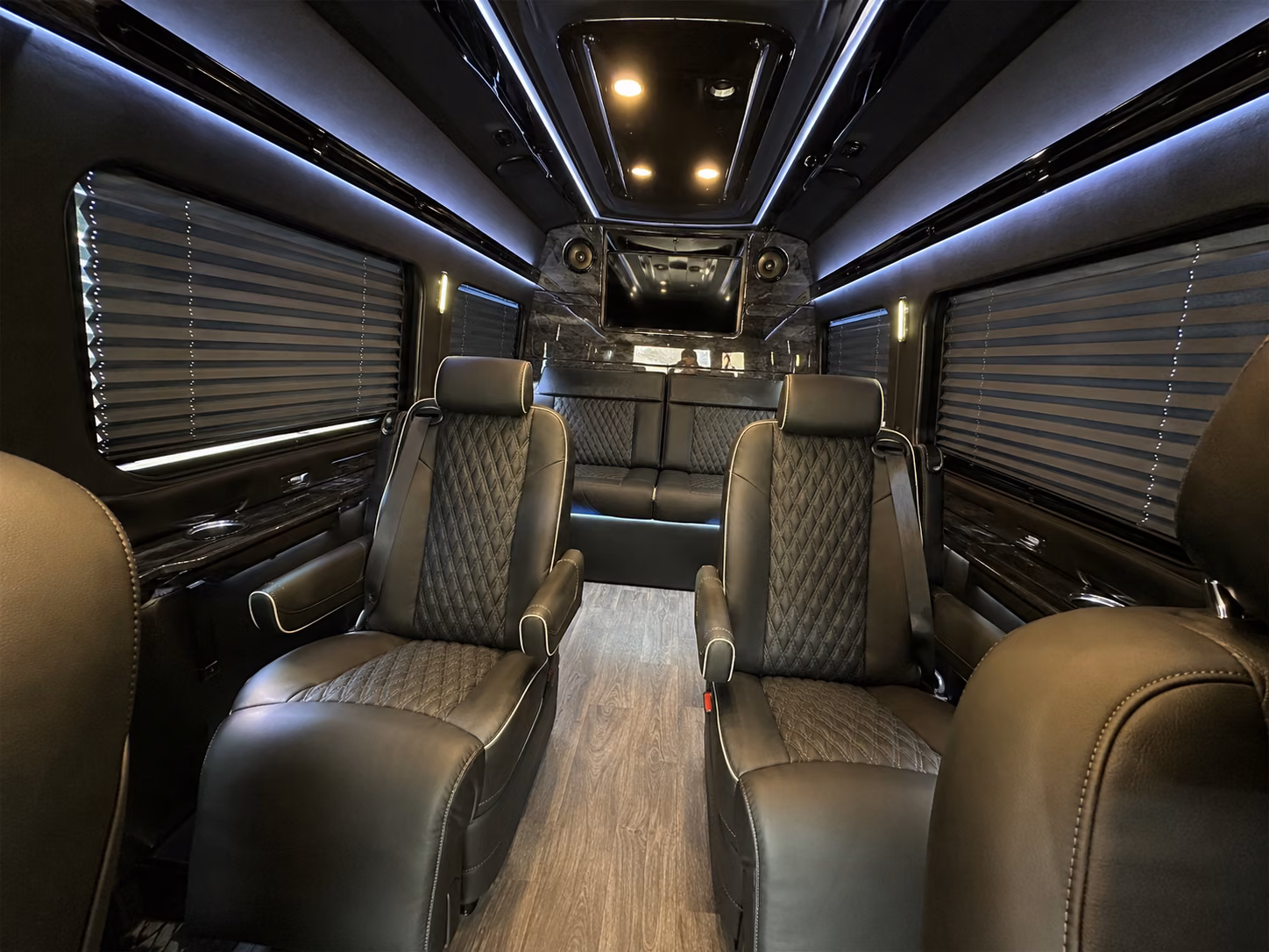 santa clarita 8 passenger sprinter van interior