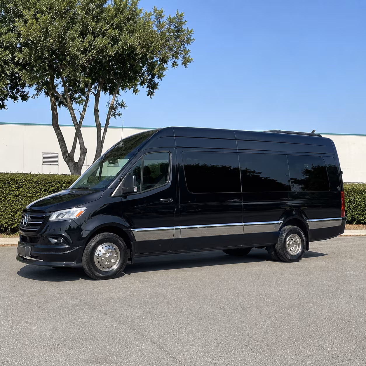 santa clarita wedding sprinter van rental